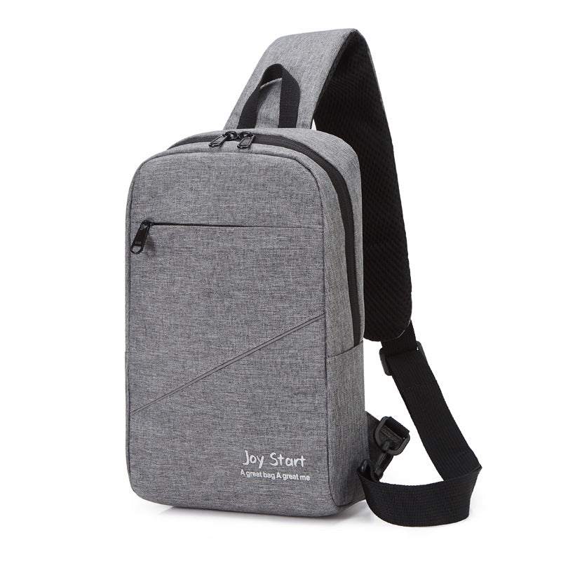 Factory Goods Cross-border New Men's Breast Bag Leisure Travel Shoulder Bag Outdoor Portable Cycling Oblique Span Bag One piece will be sent on behalf of others.