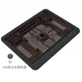 Laptop cooler 13inch 14inch 15.6inch laptop cooling pad with adjustable fan base stand