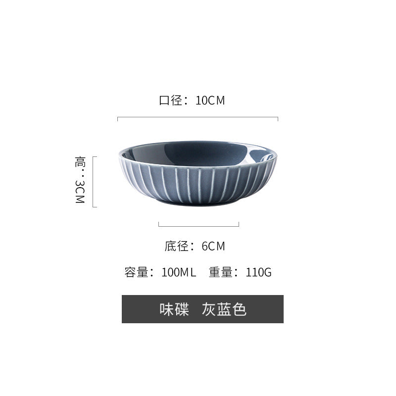 Nordic tableware ins style bowls and plates tableware suitfor homeaccessible luxury creative ceramic rice bowl manufacturer wholesale