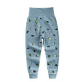 Spring & fallkids pants pure cotton baby high waist belly protection pants boys and girls bottom pants infant sleeping pants can be opened