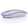 Silver sculpt a2 silent wireless mouse - rechargeable bluetooth illuminated computer accessory - office supplies - cross-border amazon wholesale