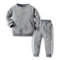 Wholesale autumn new arrivals: baby crewneck pullover sweatshirt multi-color activewear set - sportswear for export