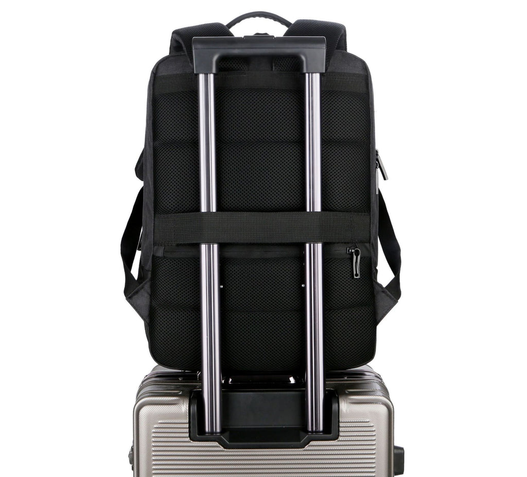 Cross-border computer backpack men's schoolbag fashion trend youth simple travel multi-functional charging college student backpack