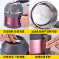 304 stainless steel vacuum insulated food jar lunch box - double-walled, extra-long insulation for adults and students