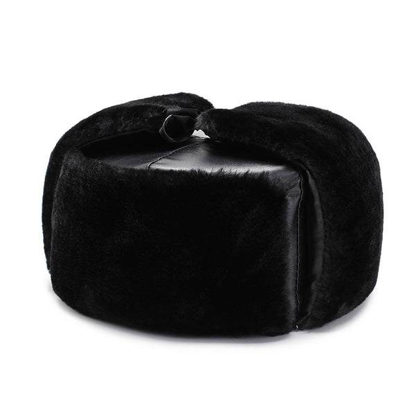 Hat men's winter ear protection Lei Feng hat windproof and cold-proof thickened warm outdoor cycling security guard on duty cold-resistant cotton hat