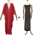 supply   african clothing women's dress hot diamond hooded chiffon fir