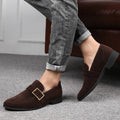 Springnew arrival leather shoesmencasual shoes frosted slip-on driving shoes plus size beanie shoes dropshipping