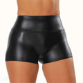 Fashionplus sizepu leather shorts for women, hot style, cross-border independent station nightclub women's hot pants three-quarter pants tm22