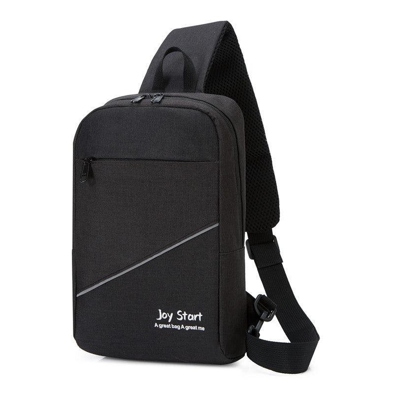 Factory Goods Cross-border New Men's Breast Bag Leisure Travel Shoulder Bag Outdoor Portable Cycling Oblique Span Bag One piece will be sent on behalf of others.