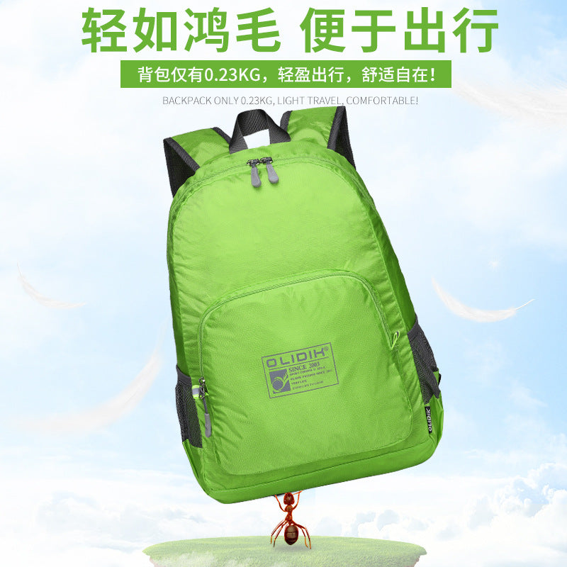 Outdoor Backpack Foldable Ultra Light Backpack Lightweight Large Capacity Lightweight Travel Leisure Hiking Hiking Bag Women