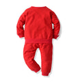 Wholesale spring new arrival boys' crewneck sweatshirt casual outfit big pocket sports two-piece set - sportswear