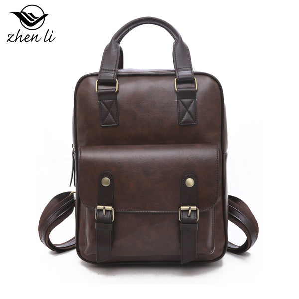 Zhenli backpack large capacity girls backpack girls high-end PU women backpack bags wholesale