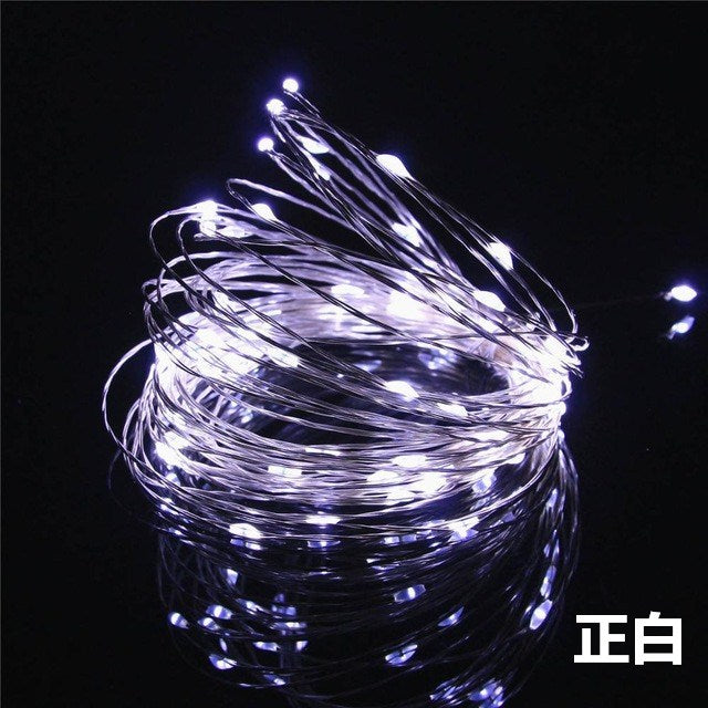 LED copper wire light battery box light string luminous light strip Bobo ball string light handicraft winding copper wire lights wholesale