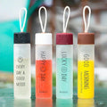 Creative smiley face mood water bottle - portable sports tumbler - frosted glass cup - gift cup - custom logo printing - promotional cup