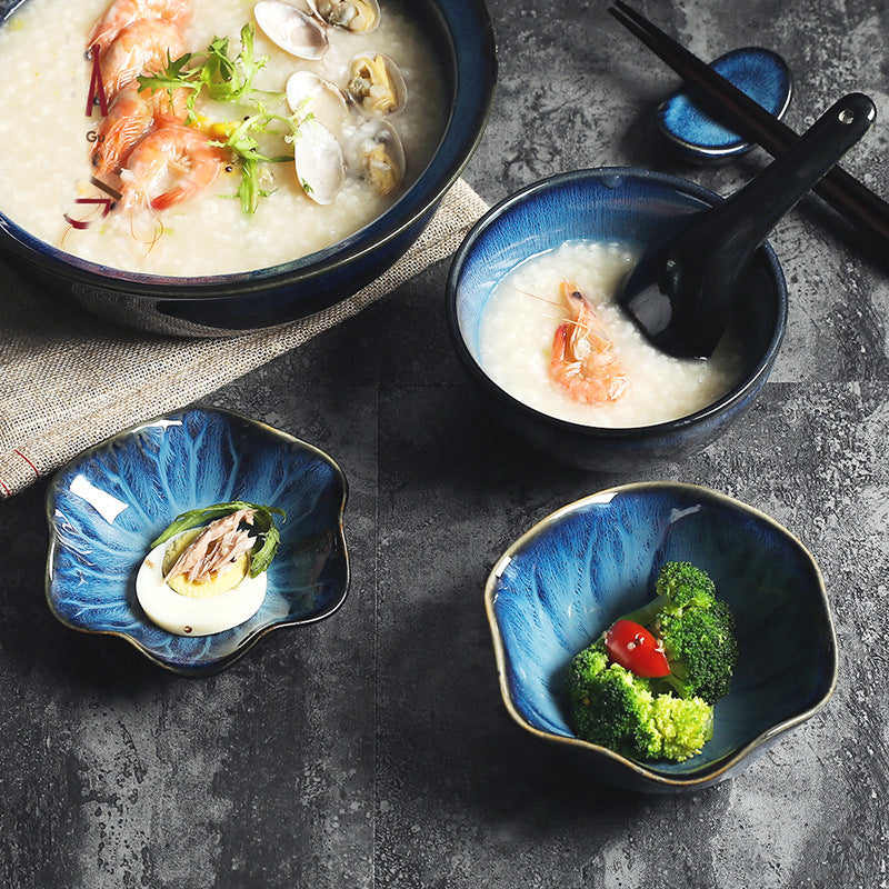 Japanese-style bowls, home-use small bowls, ceramic rice bowls, dipping dishes, dinner bowls, student-style bowls - wholesale from manufacturer
