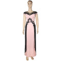 African  women's plus size lace embroidered evening gown dress cross-border e-commerce singles' day promotion