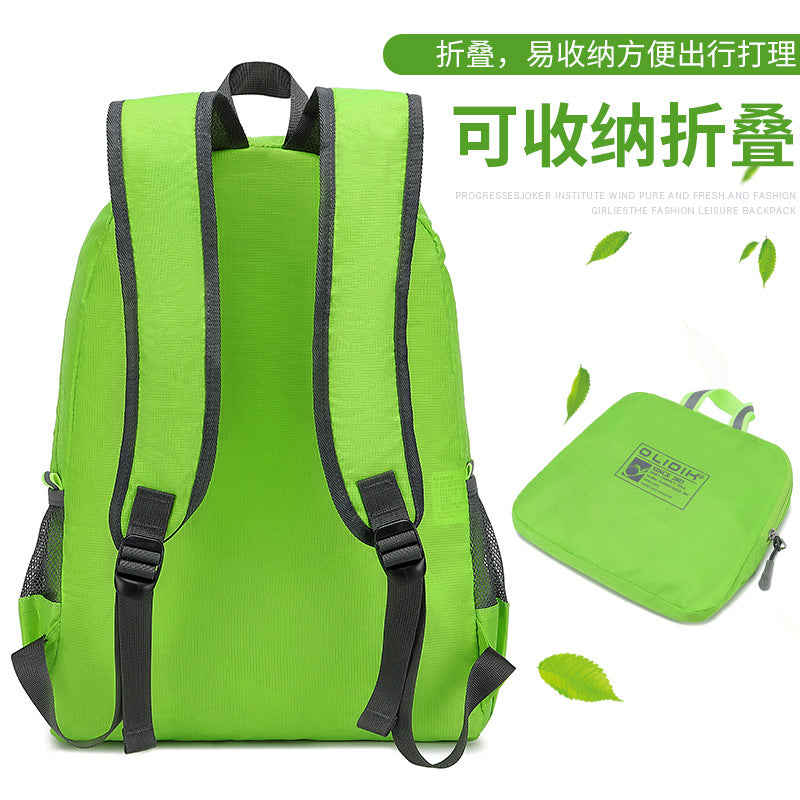 Outdoor Backpack Foldable Ultra Light Backpack Lightweight Large Capacity Lightweight Travel Leisure Hiking Hiking Bag Women