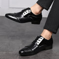 Spring new arrival: plus-size casual leather shoes for men - business formal dress shoes, lace-up, british style wedding shoes - dropshipping available
