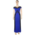African  women's plus size lace embroidered evening gown dress cross-border e-commerce singles' day promotion