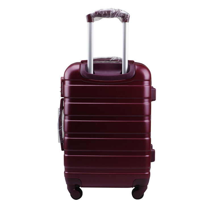Cross-border  ABS material boarding case gift travel password box strong waterproof universal wheel trolley case color scheme