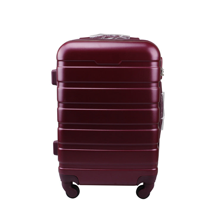 Cross-border  ABS material boarding case gift travel password box strong waterproof universal wheel trolley case color scheme