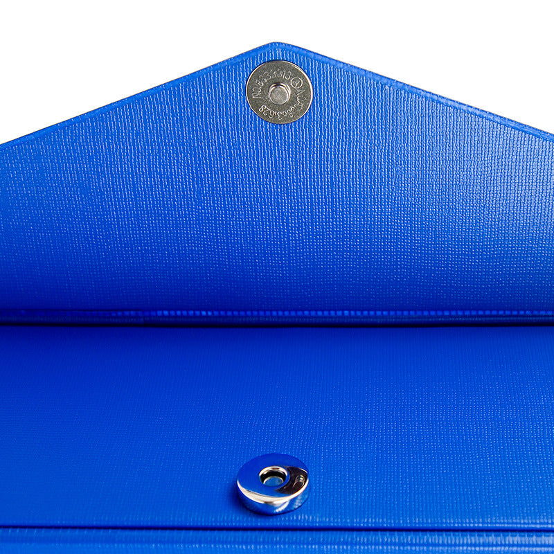 A4 file box 88mm magnetic buckle file box thickened PVC data box 3.5 inch plastic storage and accounting voucher box