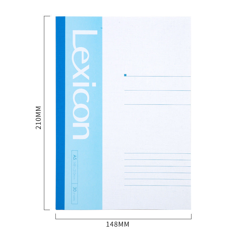 Deli 7650 soft copy A5 wireless binding book student notepad soft copy notebook 30 pages book wholesale