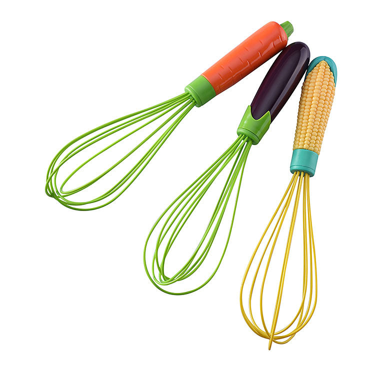 Cross-border Creative Kitchen Silicone Egg Beater Corn New Stirring Stick Baking Tool Manual Egg Stirrer Mixer