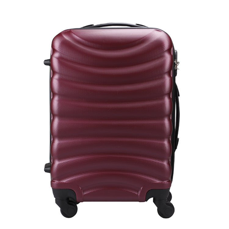 Cross-border ABS material business boarding case, gift-giving travel password box, strong waterproof universal wheel trolley case wholesale