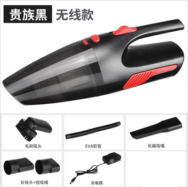 120W wireless car vacuum cleaner, wireless rechargeable dry and wet car dual-purpose super suction