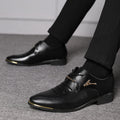 Spring new arrival: plus-size men's leather dress shoes - business formal, lace-up casual shoes - dropshipping available