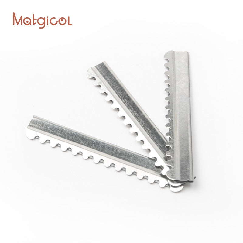 Matgicol black box 10-piece hair cutting blade set - professional barber shop hairdressing blades, single-sided stainless steel, wholesale