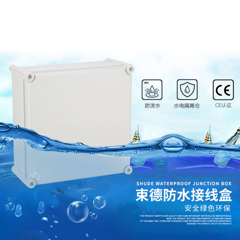 Plastic waterproof box ABS shell distribution box cable junction box, monitoring power box distribution box box