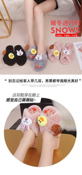 2024 fall/winter new cartoon plush slippers - indoor/outdoor wearable slides - wholesale direct from manufacturer