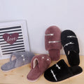 2024 winter new women's cotton slippers, home couple cotton slippers, indoor faux rabbit fur slippers, full coverage cotton slippers - direct from the manufacturer