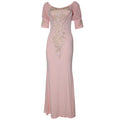 supply of women's clothing, african clothing, plus size clothing,  puff sleeves, hot diamond beads, one-line collar silmdress