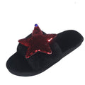 2024 faux rabbit fur slippers - winter cotton slippers, indoor warm fuzzy slippers, floor slides, women's in-stock