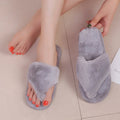 Fall and winternew arrival cotton slippers women's casual flip-flop stuffed slippers cross-border flat bottom herringbone cotton slippers factory direct supply