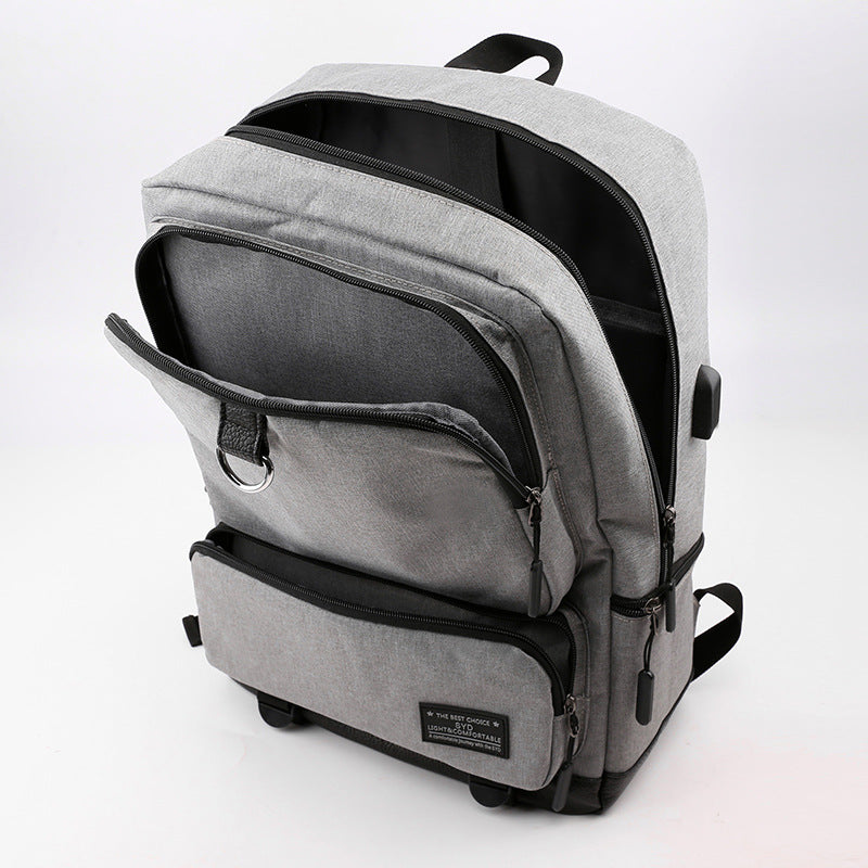Cross-border exclusive new backpack outdoor schoolbag multi-purpose usb men's large-capacity travel backpack casual versatile