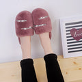 2024 winter new women's cotton slippers, home couple cotton slippers, indoor faux rabbit fur slippers, full coverage cotton slippers - direct from the manufacturer