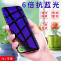 Suitable for apple 16promax purple light tempered film iphone11max glass protective film purple light anti-blue light