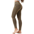 New women's high-waisted denim yoga leggings - peach lift workout pants for a beautiful butt and fitness