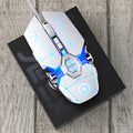 Silver carved kisame e-sports mechanical mouse - wired, silent gaming usb computer mouse - cross-border amazon private label wholesale