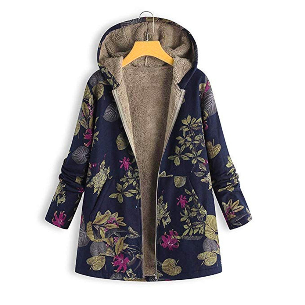 Ebay best selling cotton clothing women's cotton and linen hooded outwearsweatshirtstuffed cross-border new arrivalprintingtops women's clothing