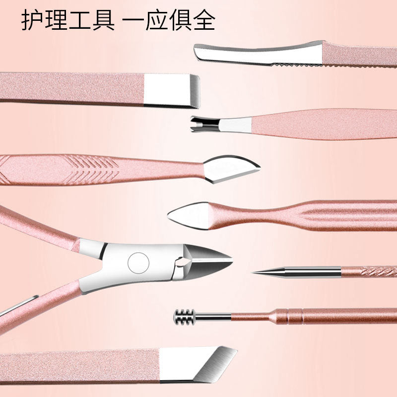 Manufacturer's 18-piece manicure and manicure tool set, nail clippers, 18-piece nail clipper set, new arrivalin stock