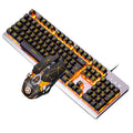 Silver sculpt gaming keyboard, mouse, and headset 3-piece set - mechanical feel keyboard and mouse combo - amazon private label wholesale