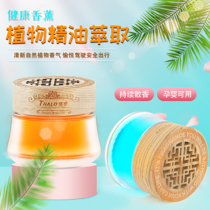 Tarot wood cover car solid balm perfume new arrival creative car ornaments car perfume seat aromatherapy ornaments