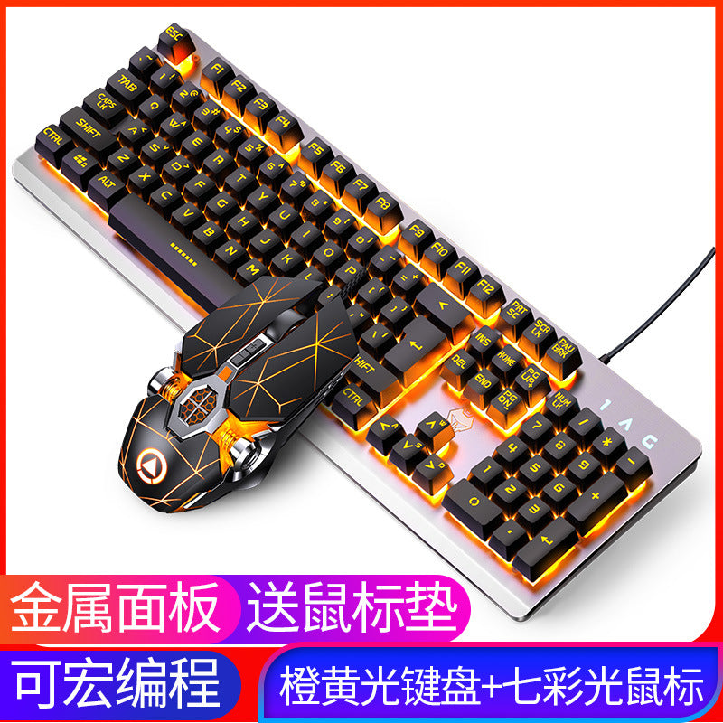 Silver sculpt gaming keyboard, mouse, and headset 3-piece set - mechanical feel keyboard and mouse combo - amazon private label wholesale