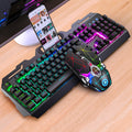Silver sculpt gaming keyboard, mouse, and headset 3-piece set - mechanical feel keyboard and mouse combo - amazon private label wholesale