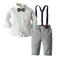 Factory direct children's autumn/winter boys' suit three-piece set, boy's flower boy outfit, british style wholesale